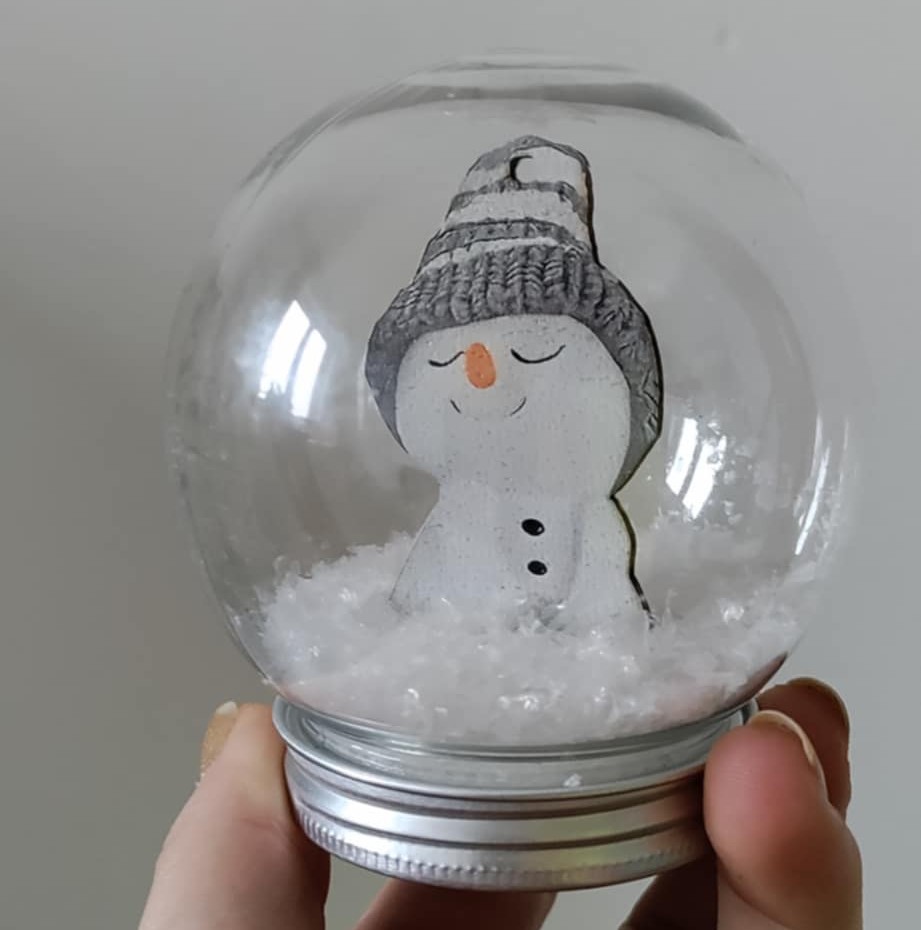 Baňka se sněhem - sněhulák